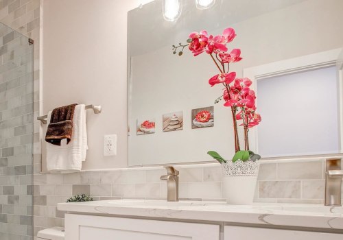 When remodeling a bathroom what should be done first?